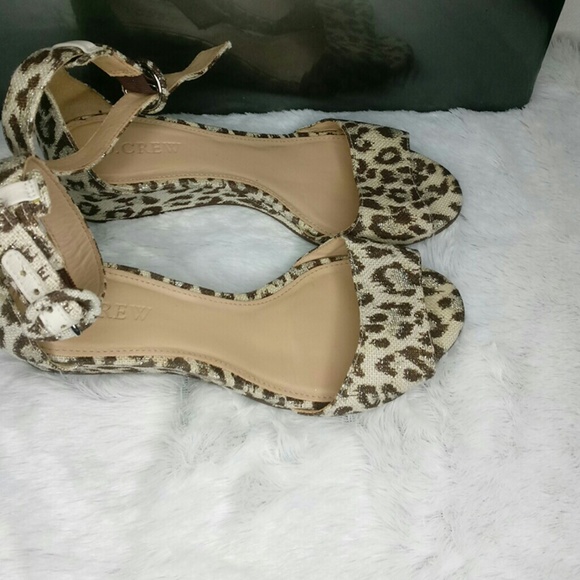 J Crew "Laila" Wedges sz 6 - Picture 3 of 7